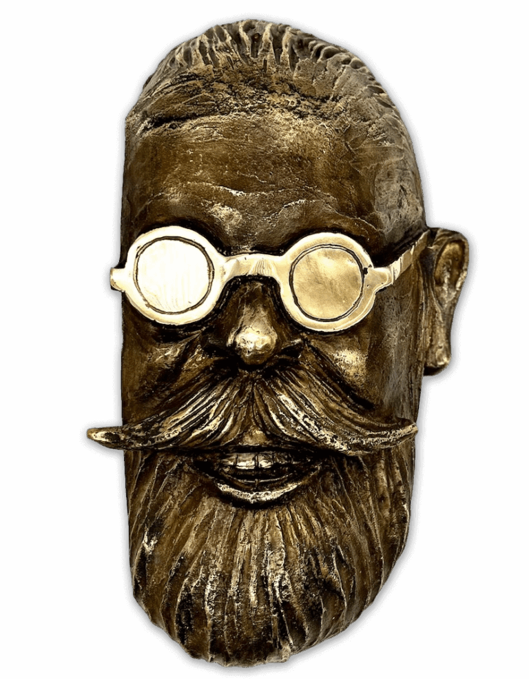 Omar — bronze sculpted portrait, Three Bros
